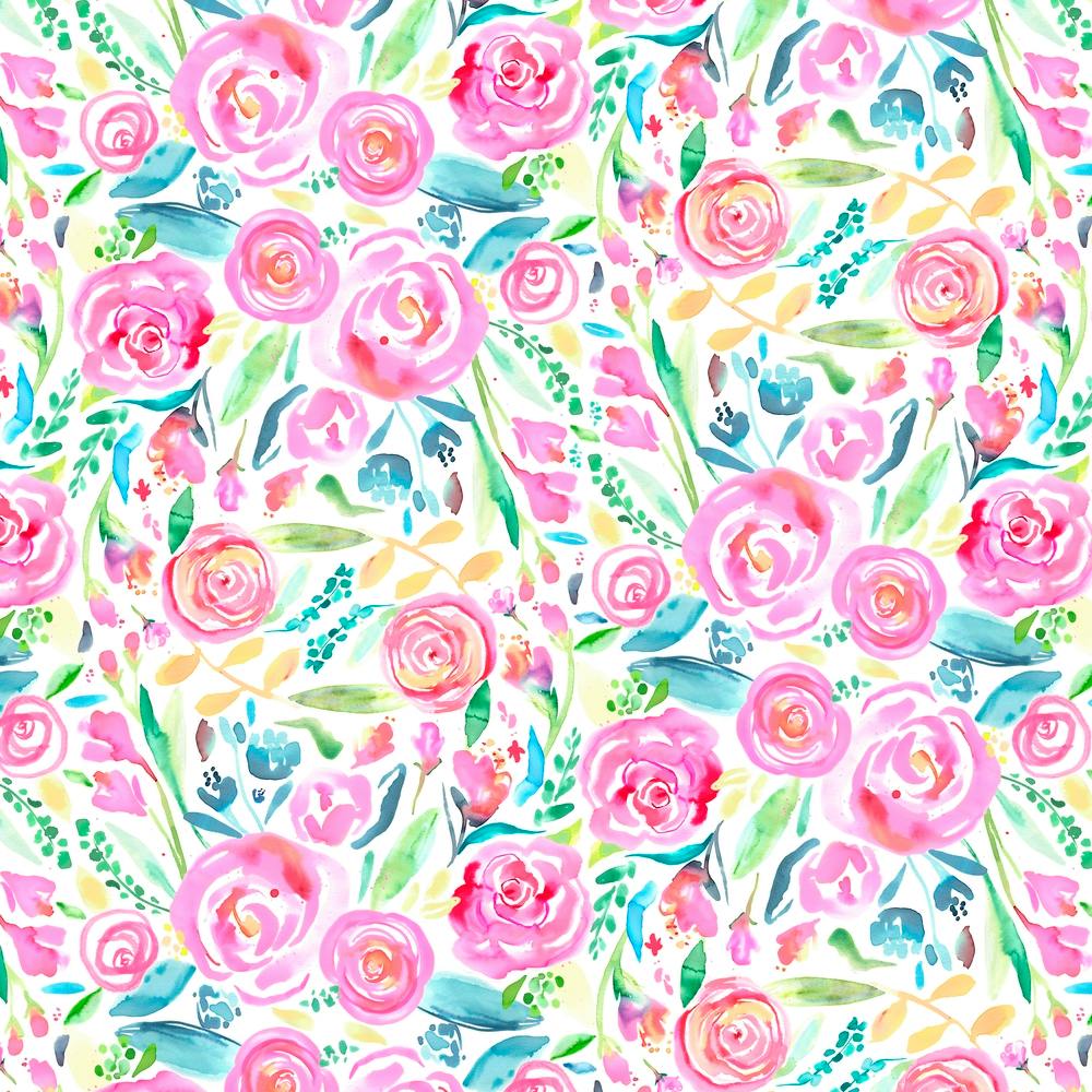 Spring Days Pink Square