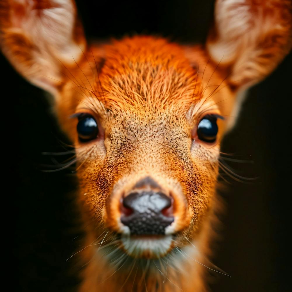 Close Up Of A Deer