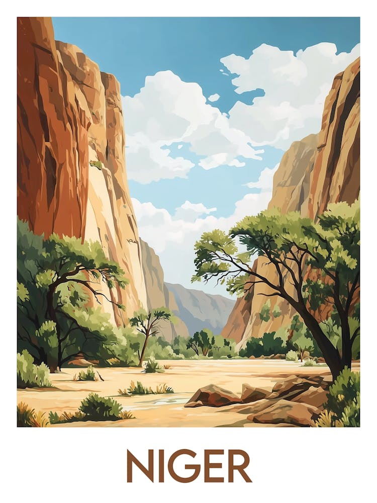 Affiche de voyage Niger 1