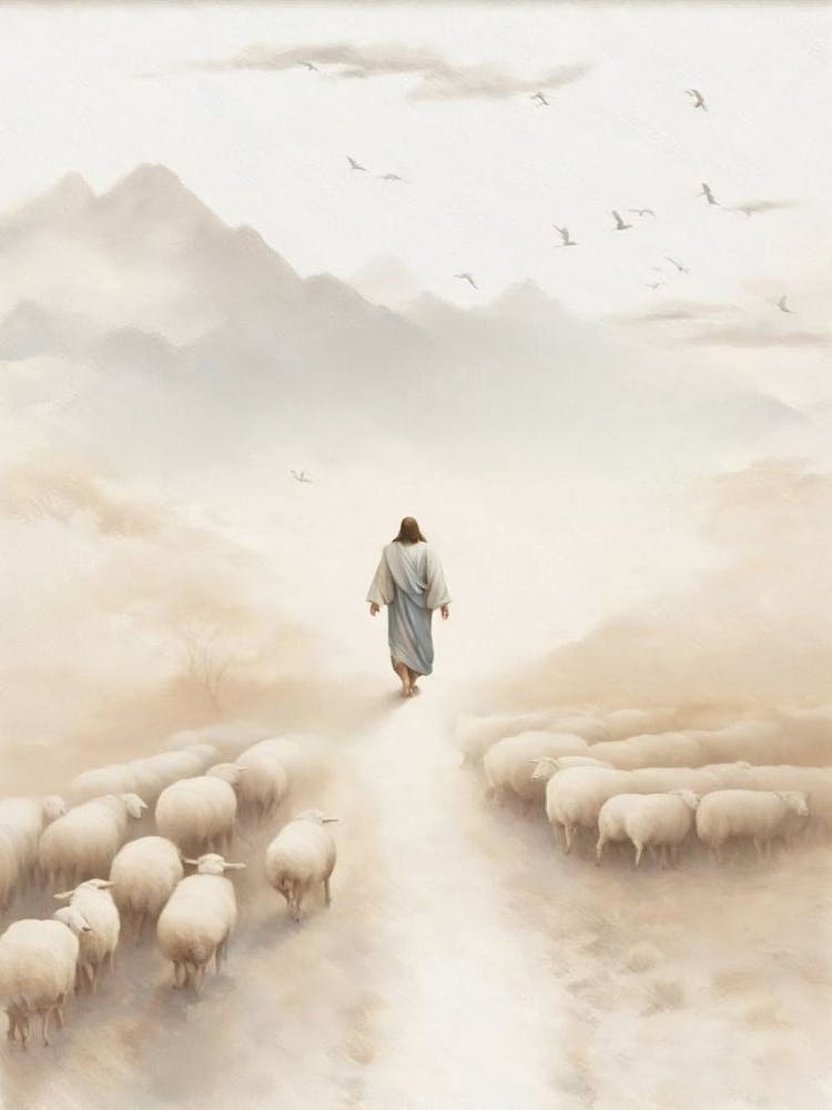 Leave The 99, Modern Christian Art, Jesus Leaves The 99, Jesus Will Save The One, Jesus And Lamb, Jesus Christ Painting, Christian Art Lds