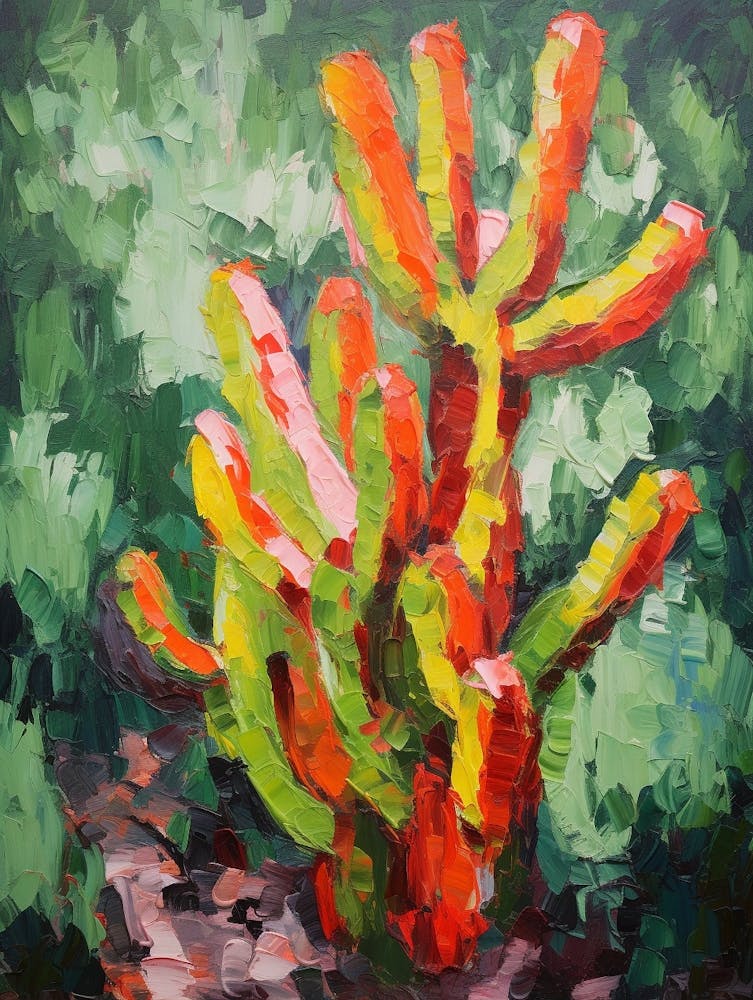 Cactus Painting Old Man Cactus 2