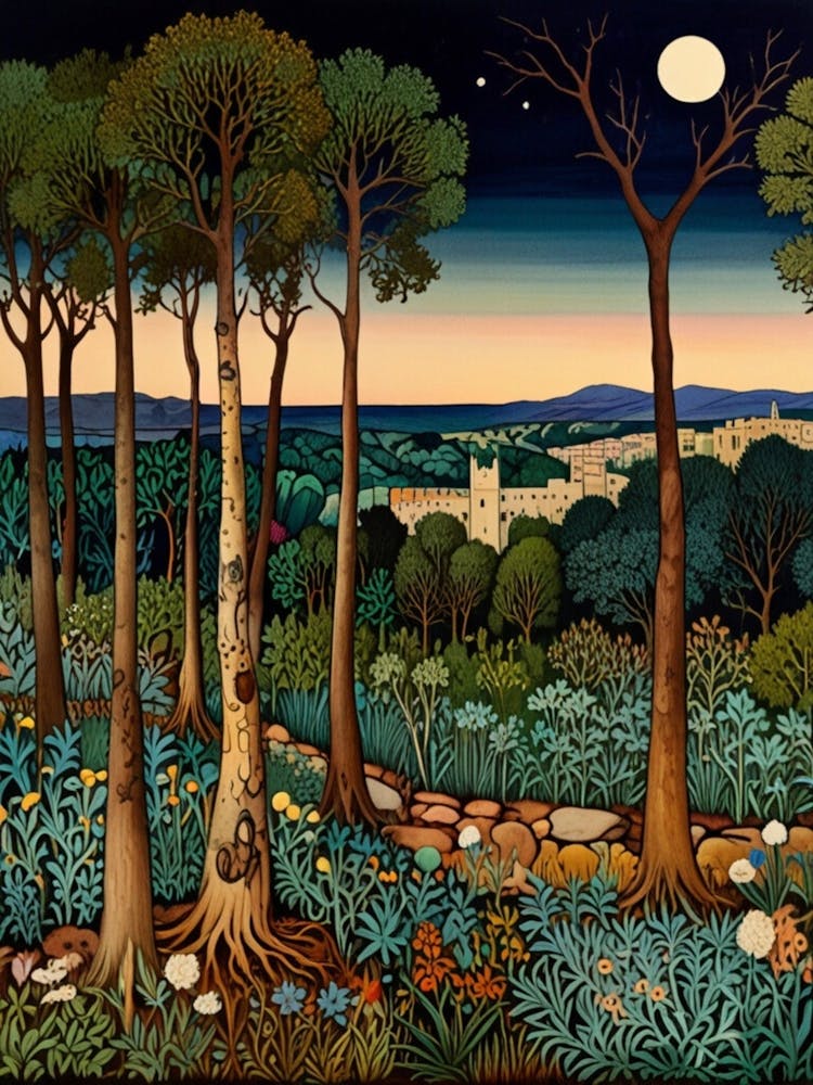 William Morris Night In The Woods 35