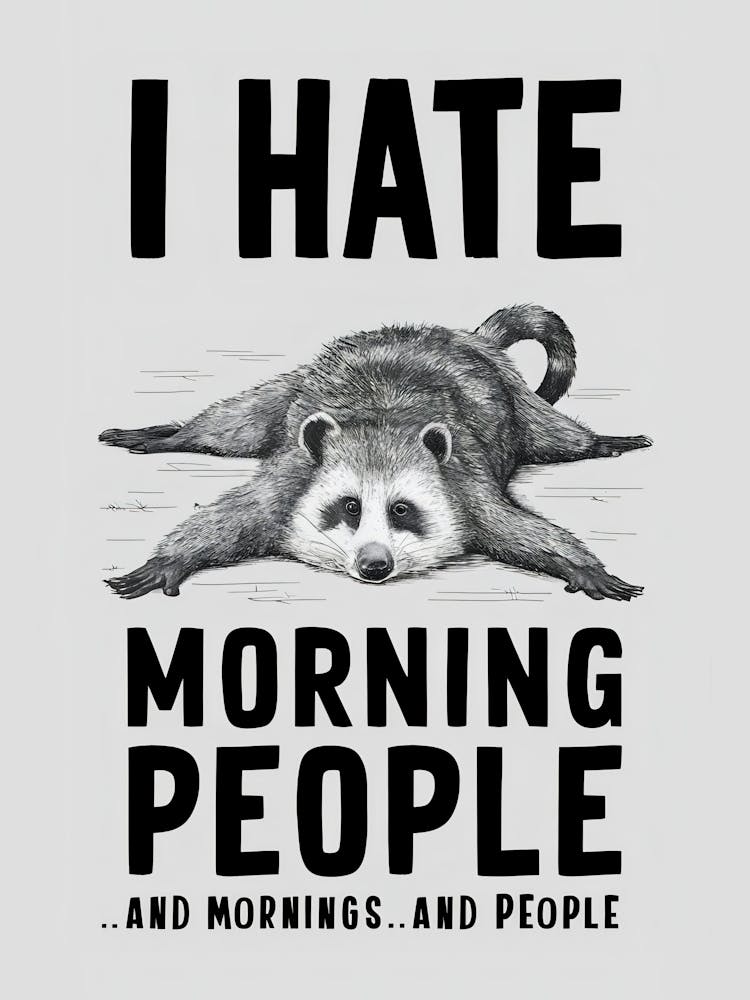 Ich hasse Morgenmenschen