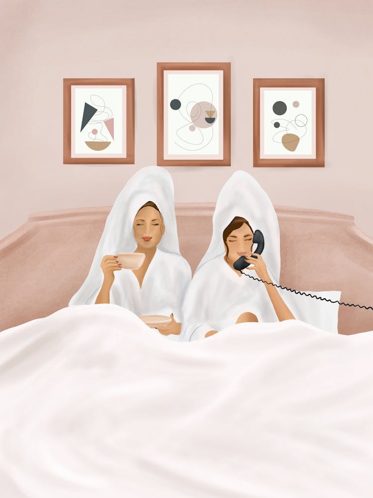 Morning with a friend IV