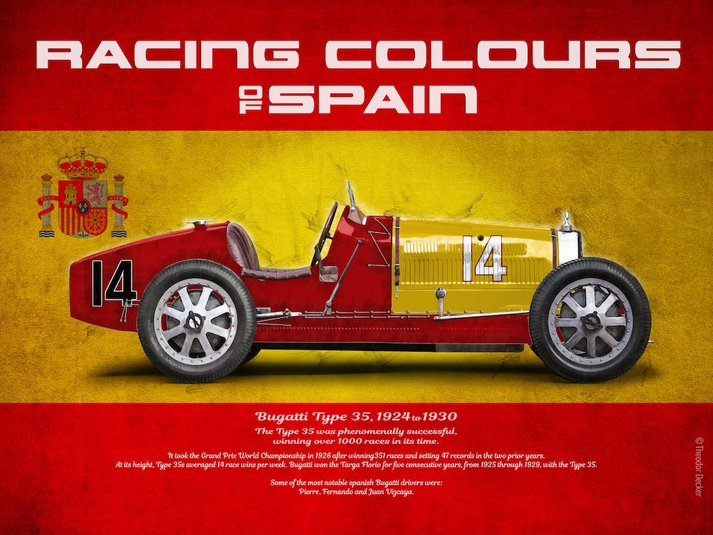 Racing Colours Ooff Spain