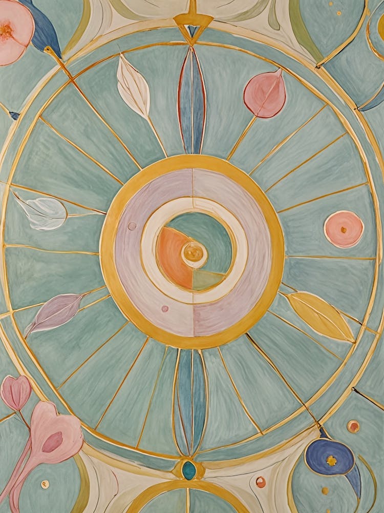 Pastel Wheel Of Life no4