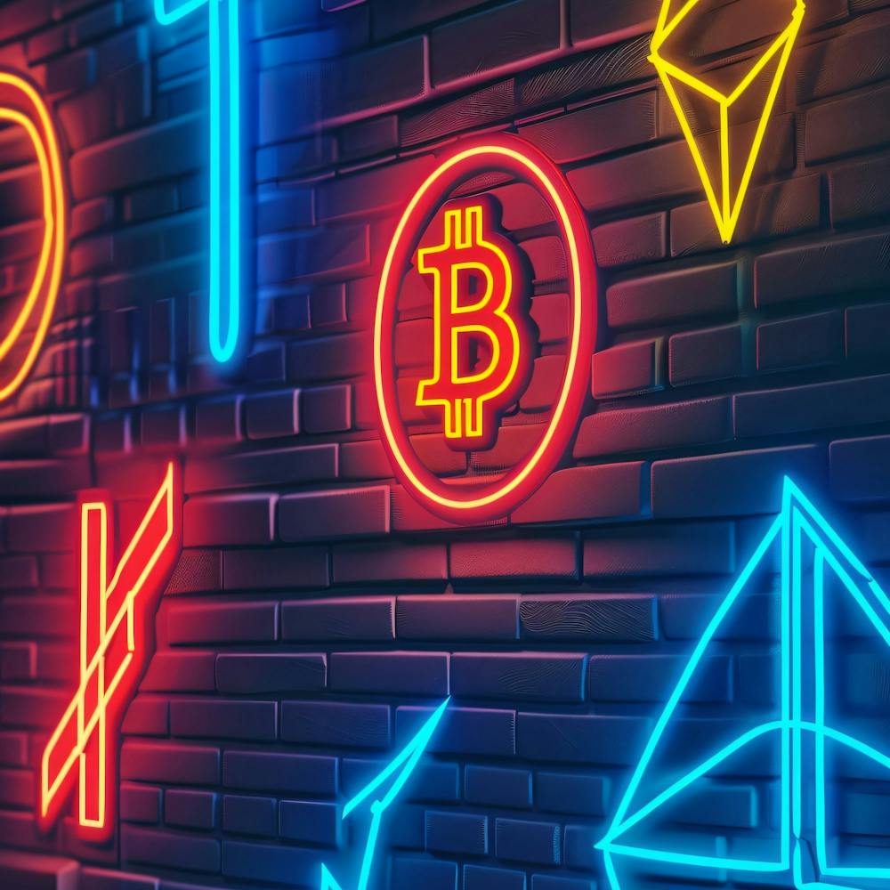 Neon Signs Of Bitcoin