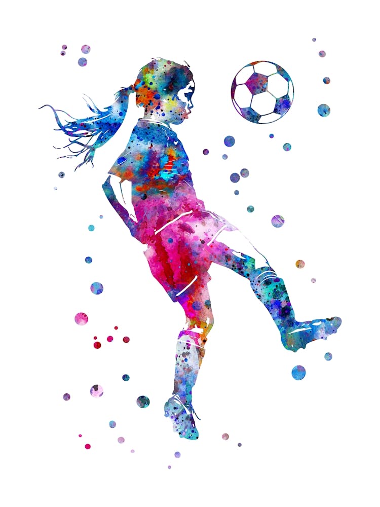 Little Girl Soccer Player 3