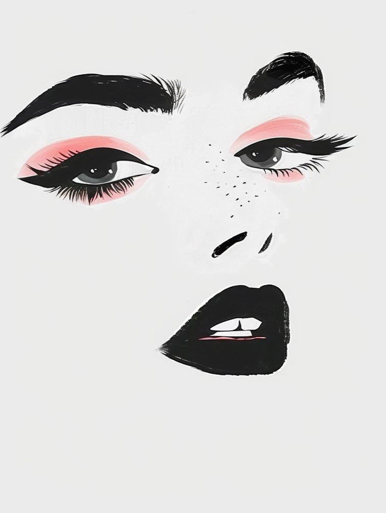 Black And White Portrait Of A Woman 4