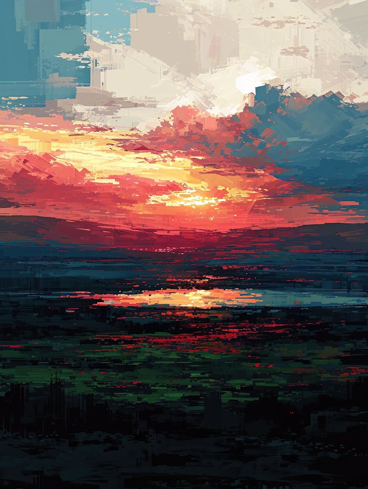Sunset | Pixel Art Series 3