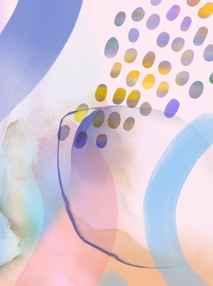 Blue Abstract Painting