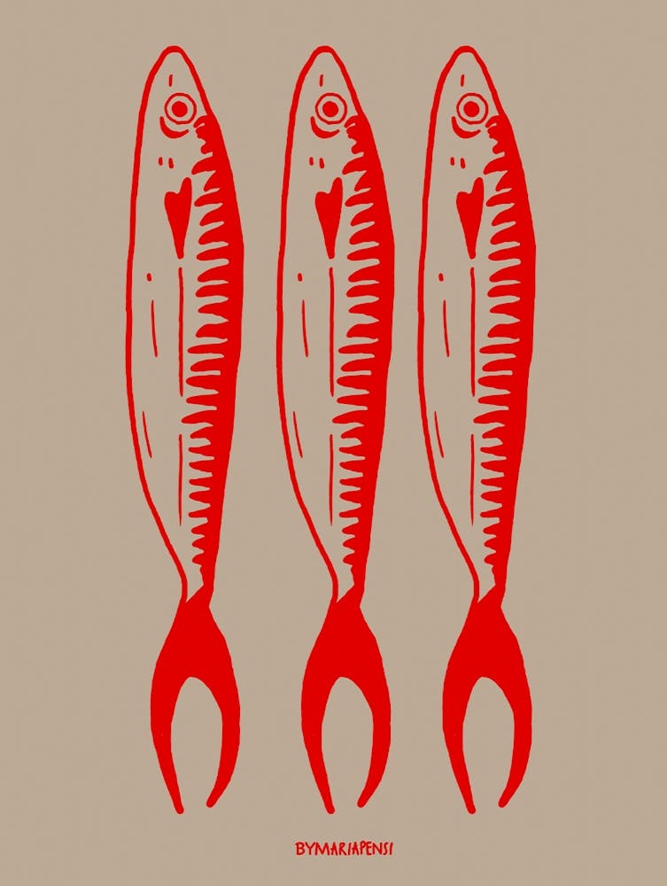 Rote Sardinen