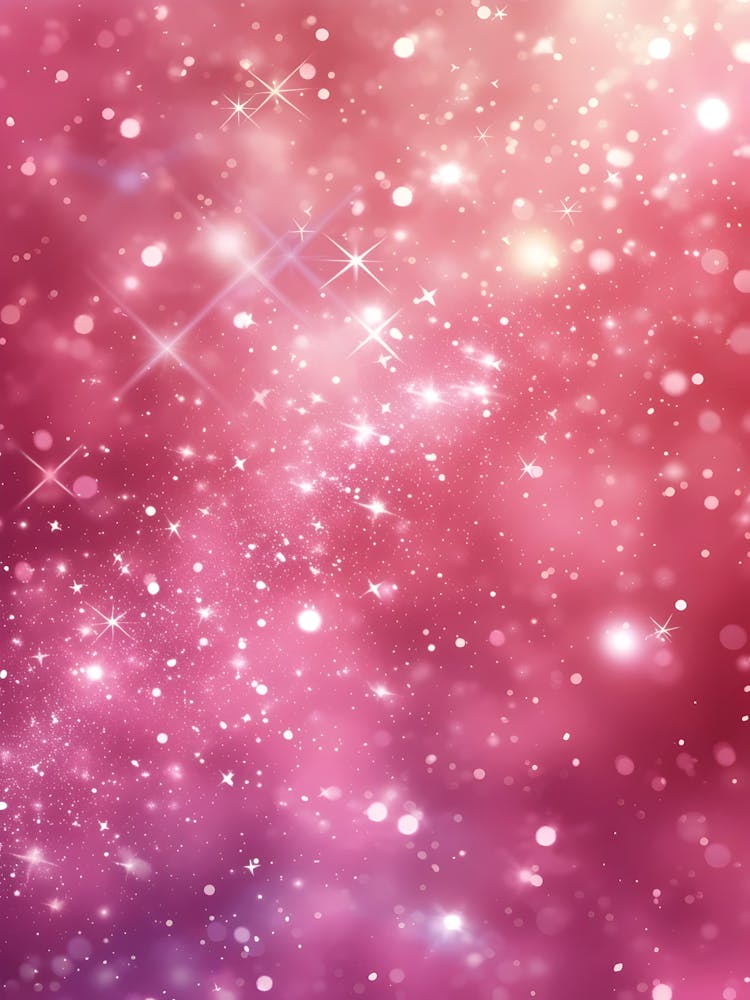 Pink Sparkles Background