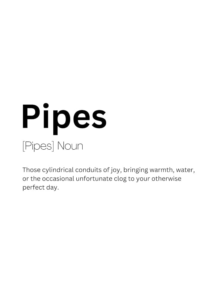 Pipes Definition Meaning