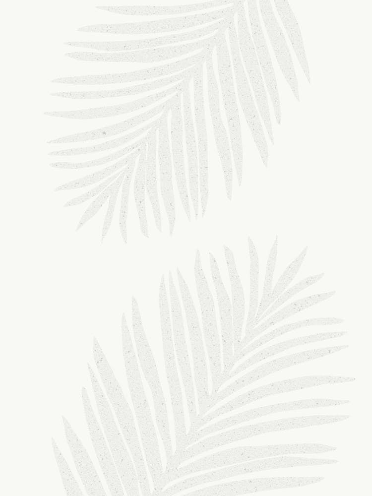 Bright beige palm leaf bArt Poster_2301618