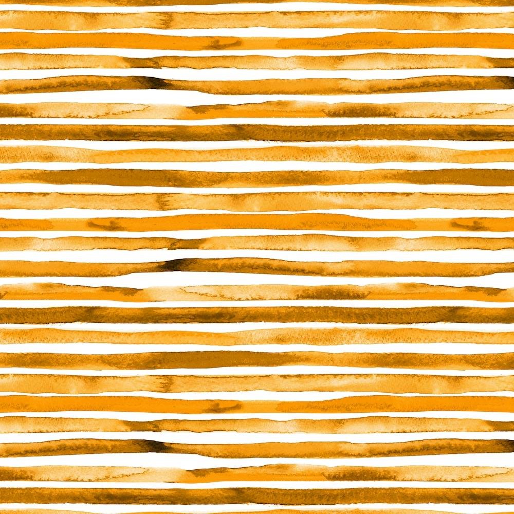Watercolor Stripes Yellow Square