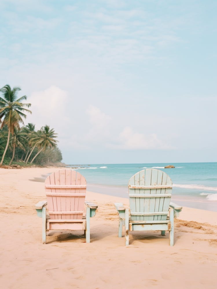 Long Beach Koh Lanta Thailand Turquoise And Pink Tones 2