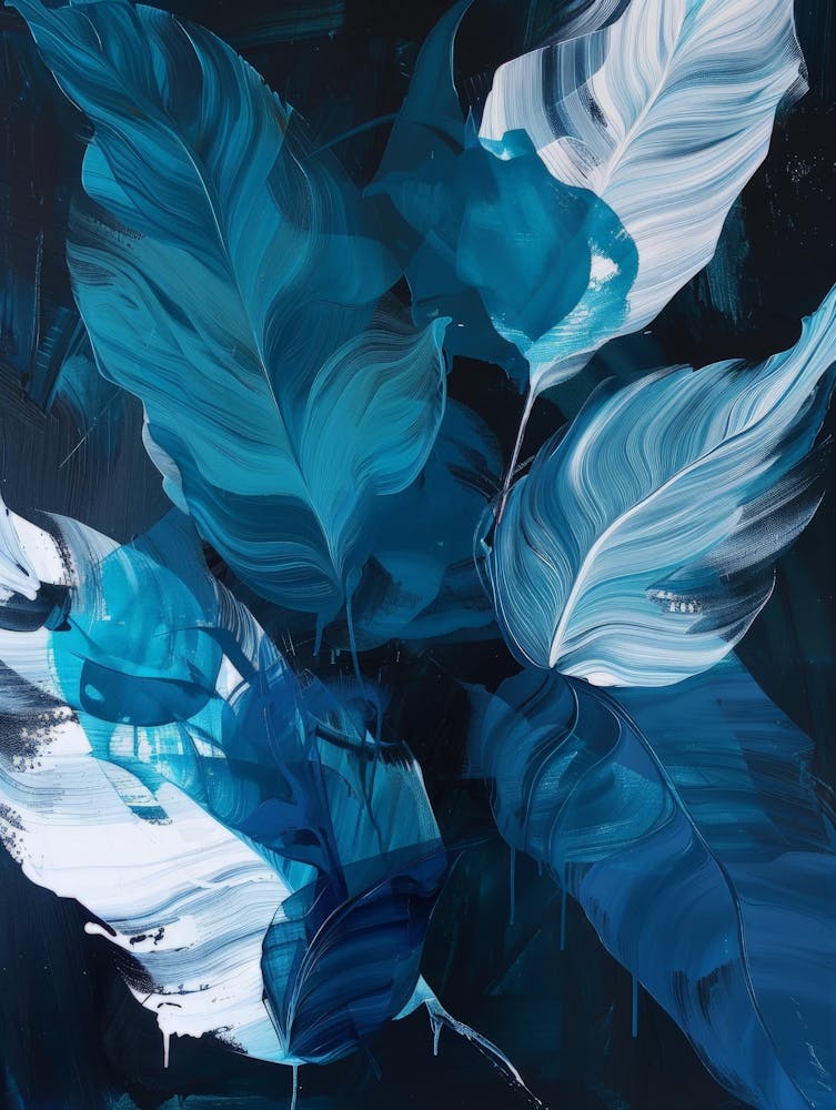 Blaue Federn 1