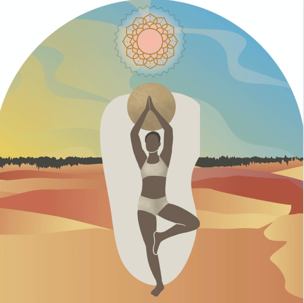 Meditation In The Sahara/Yoga with The Sahara Visual - Earth Tone