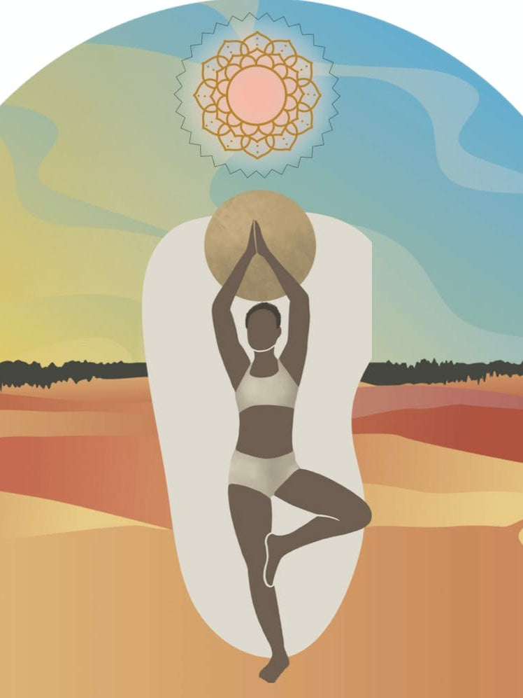 Meditation In The Sahara/Yoga with The Sahara Visual - Earth Tone