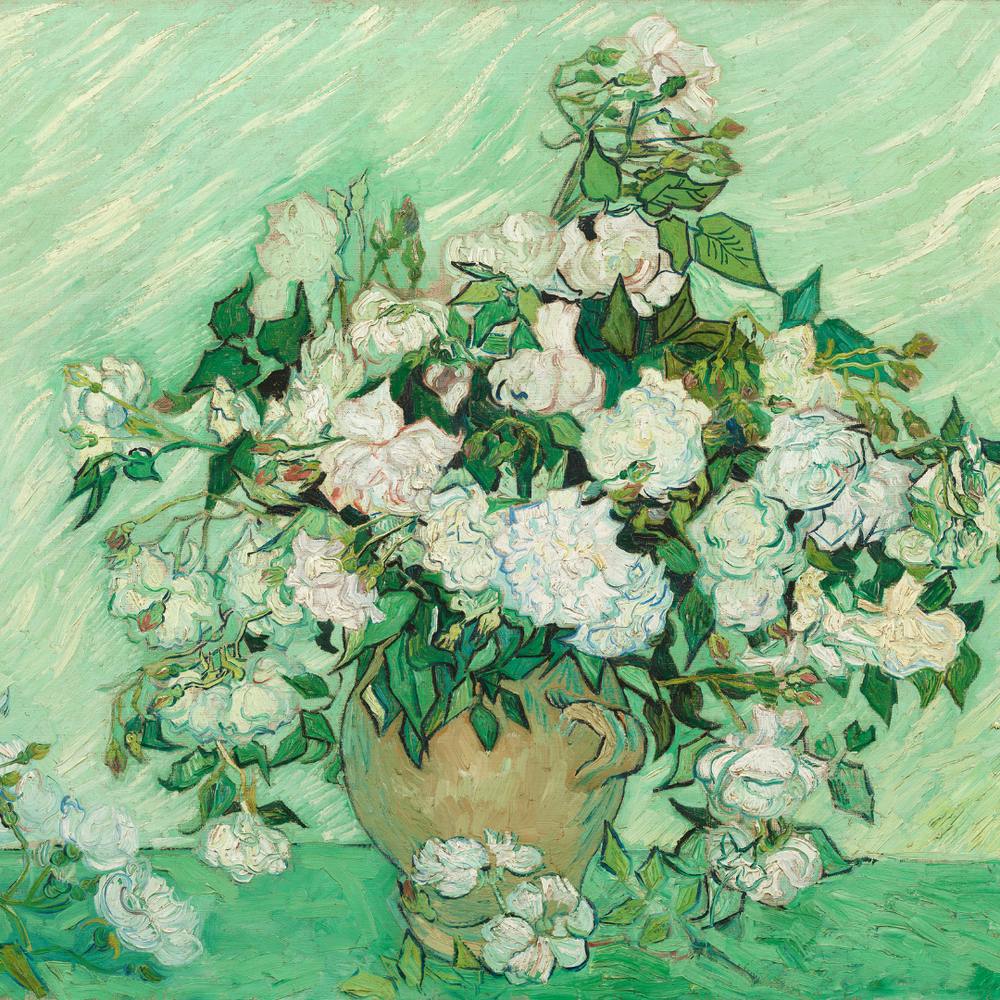 Roses, by Vincent van Gogh, 1890