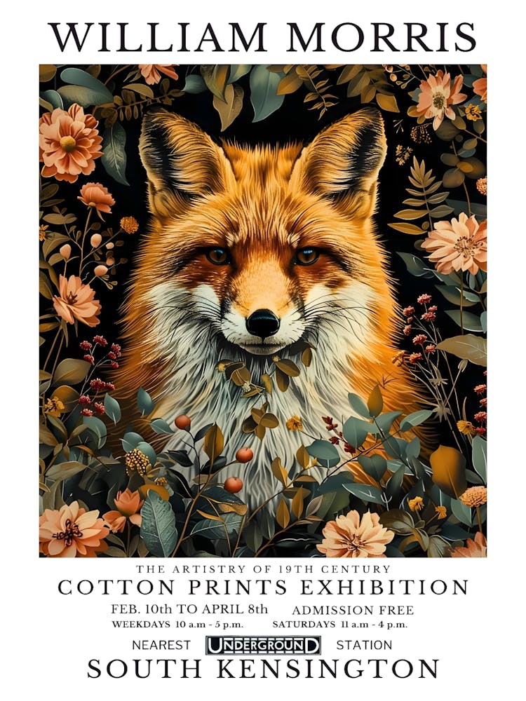 William Morris Cotton Prints Exhibition 18