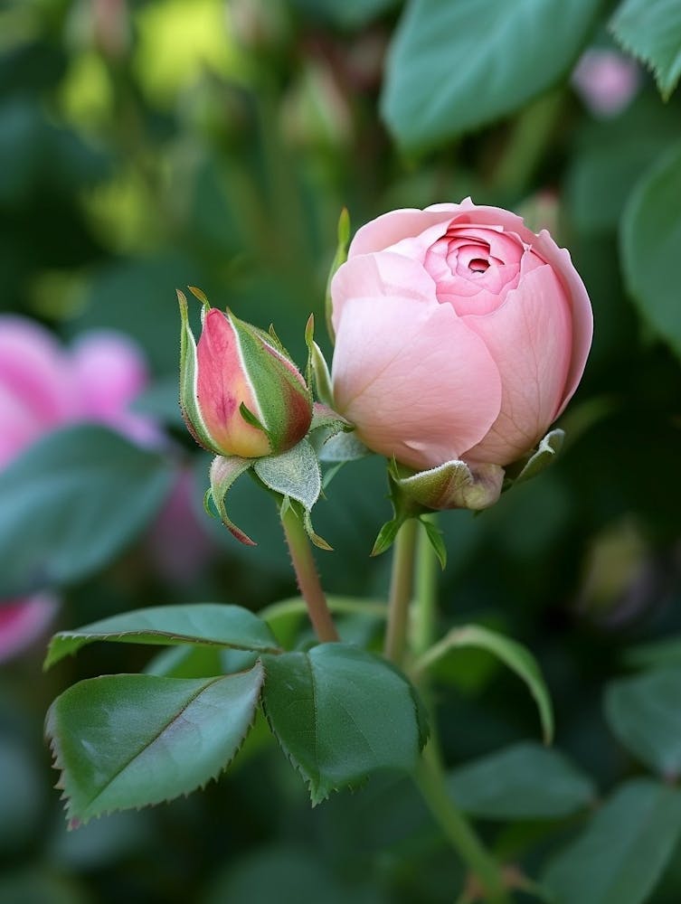 English Roses Painting Rosebud 3