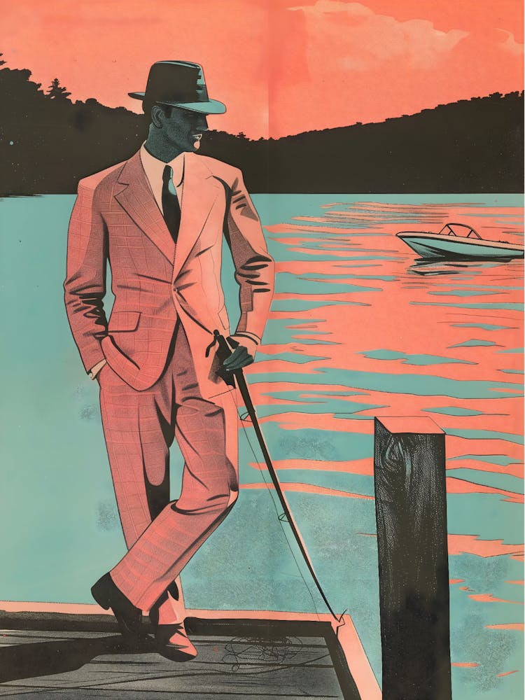 Man On A Dock