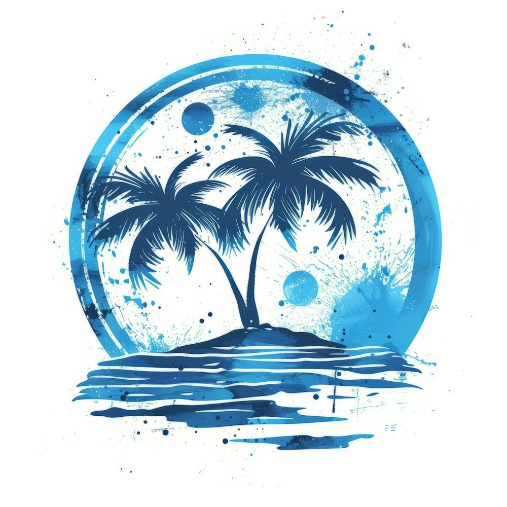 Palm Trees On The Beach 5
