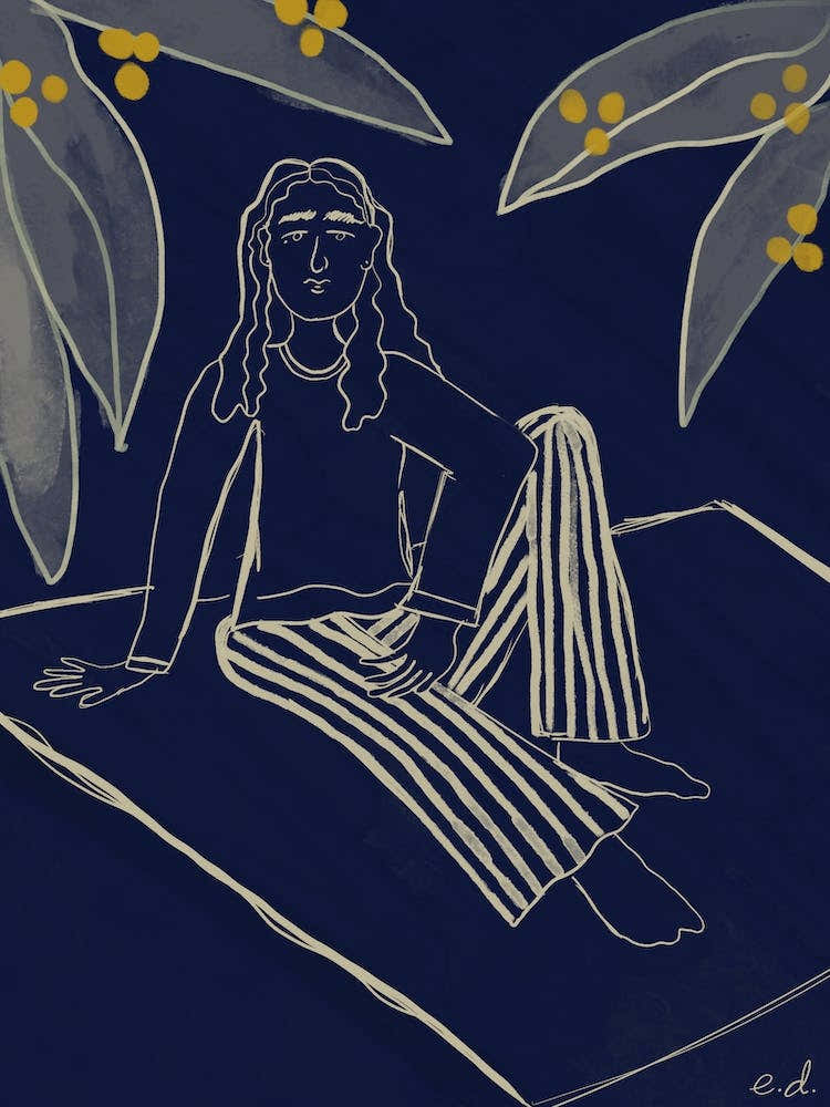 Forrest Picnic In Blue