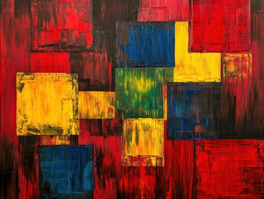 Red Squares 10