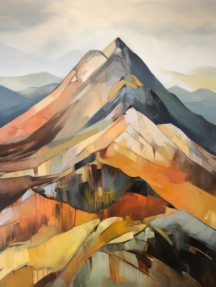 Beinn An Dothaidh Scotland 3 Mountain Painting