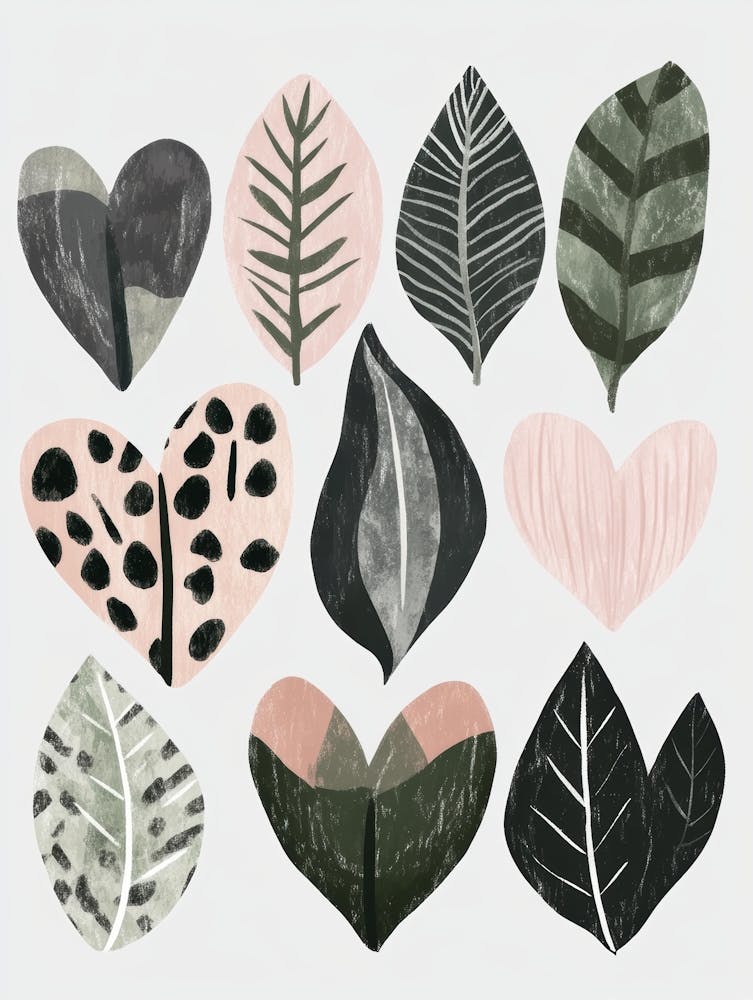 Heart Shaped Leaves 6