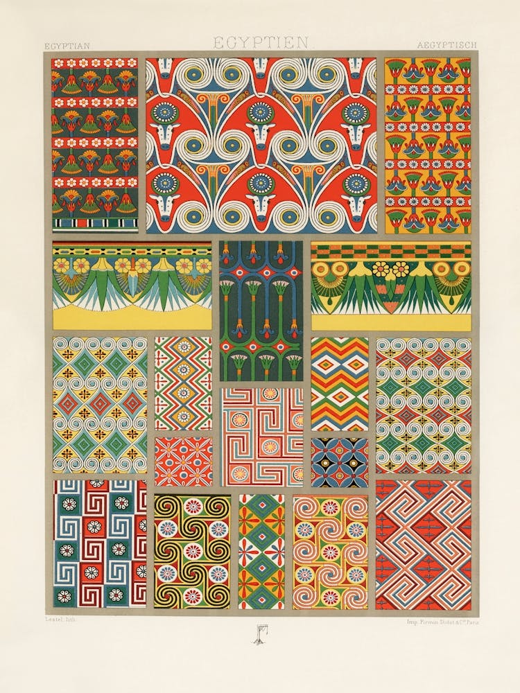 Egyptian Pattern, Albert Racine (3) 1