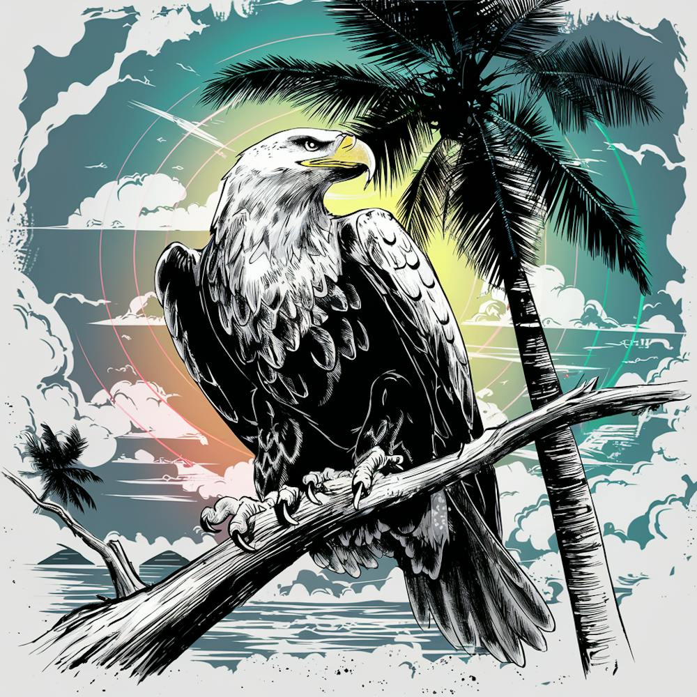 Eagle On A Branch