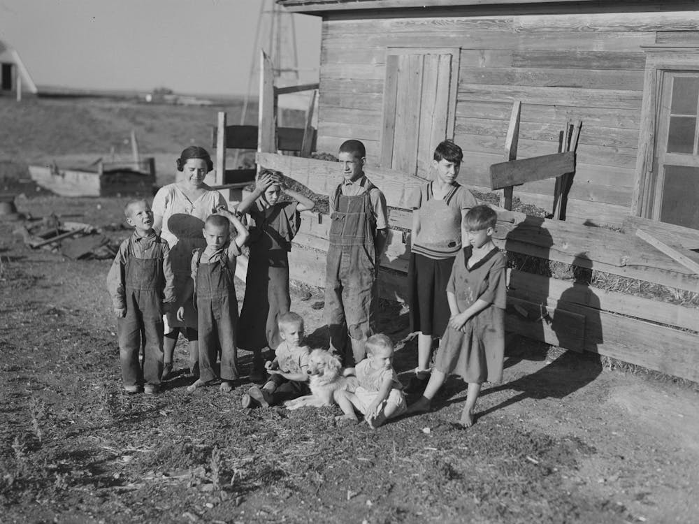 Famille de Floyd Peaches, Près de Williston, North Dakota Par Russell Lee