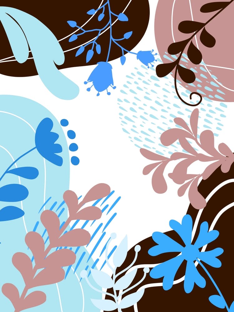 Motif Floral Abstrait 23