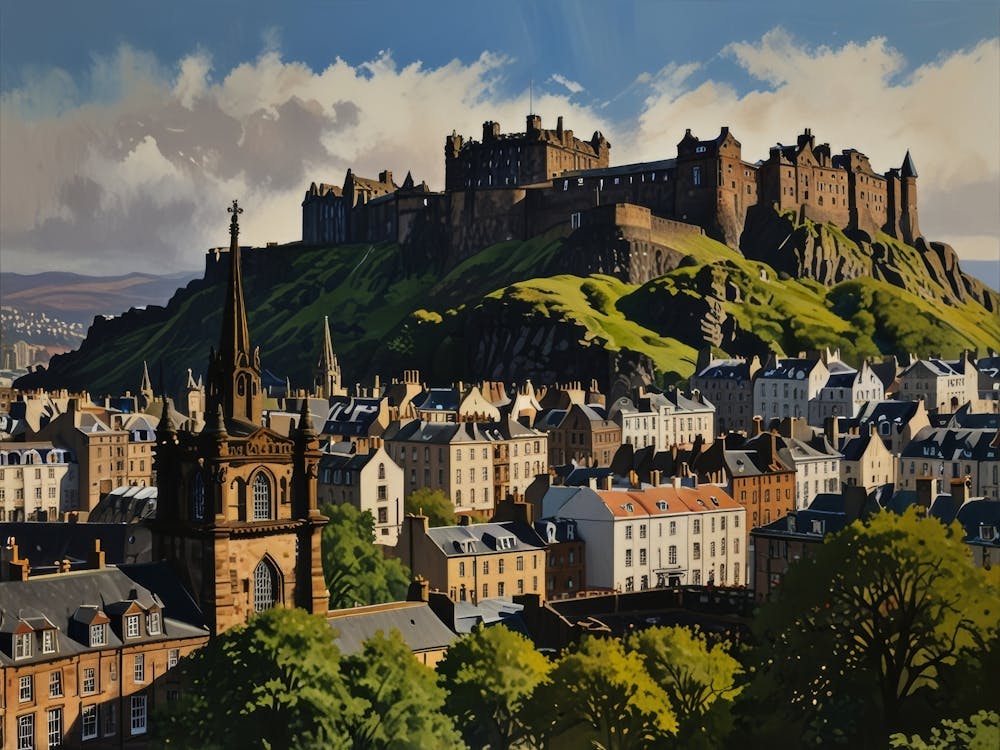 Edinburgh Castle Art 1
