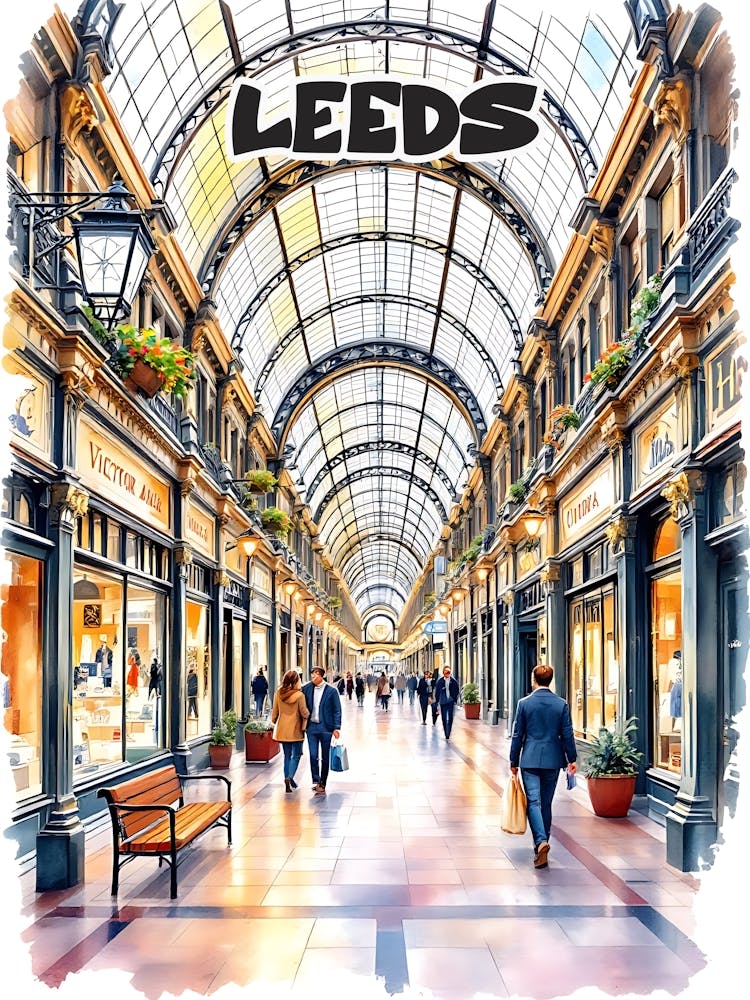 Leeds Travel Retro Vintage V 04