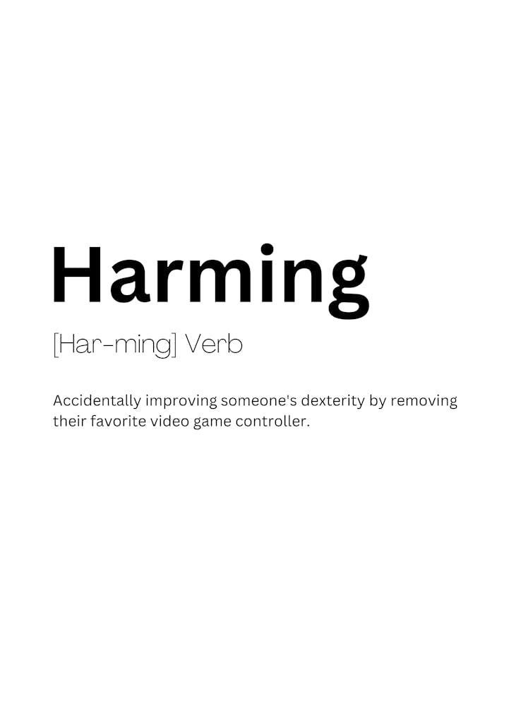 Harming Definition Meaning