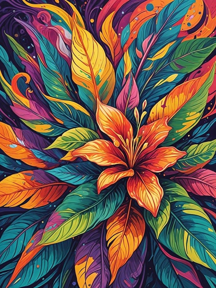 Colourful Flowerburst no1