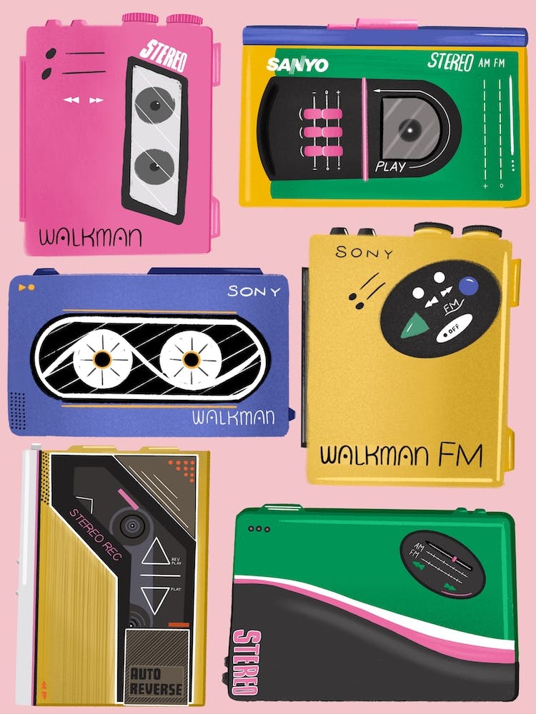 Retro Cassette Player