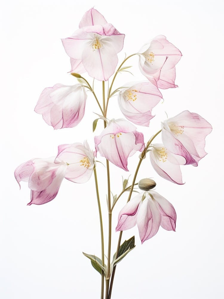 Pressed Wildflower Botanical Art Twinflower 2