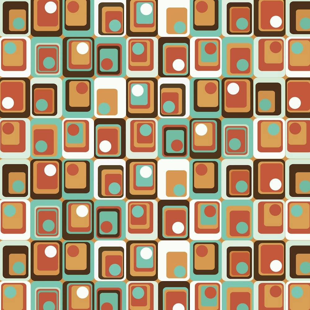 Retro Pattern 1970s