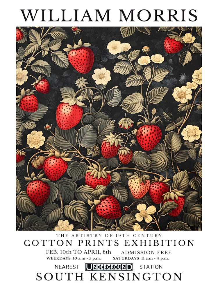 William Morris Cotton Prints Exhibition 114