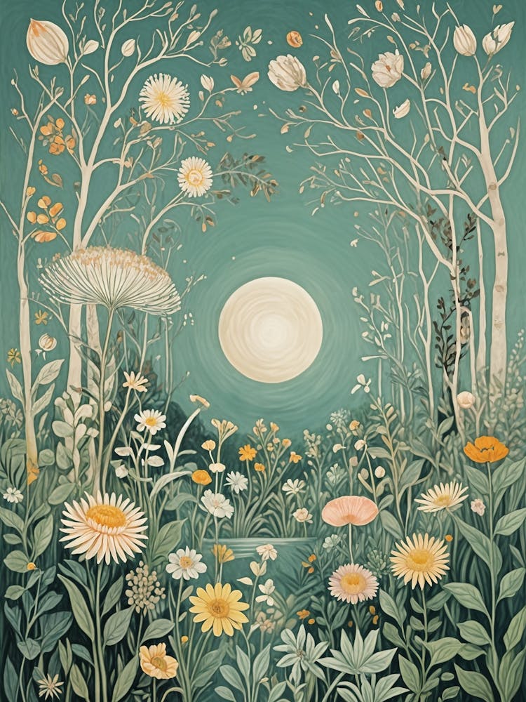 Full Moon Floral