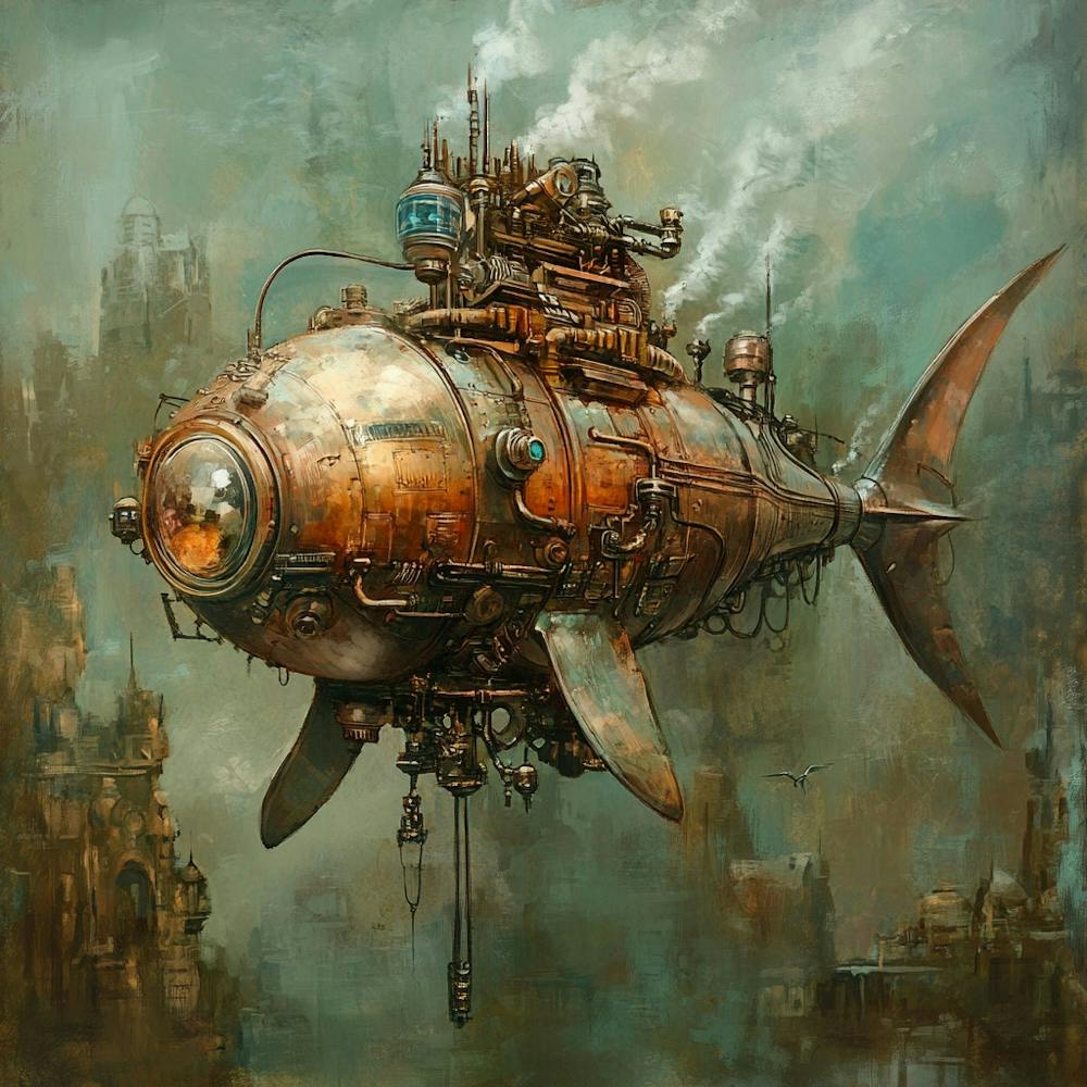 Steampunk Submarine 1
