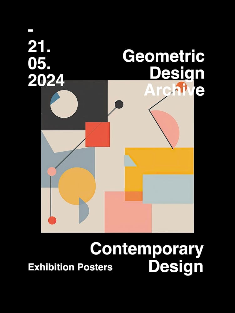 Geometric Design Archive Poster 40