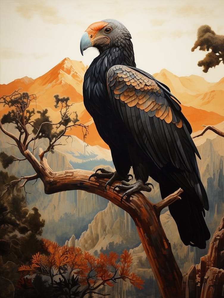 Dark And Moody Botanical California Condor 1