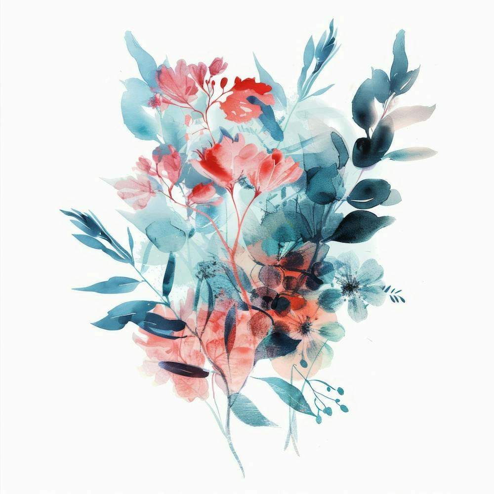 Watercolor Flowers 15